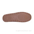 Waterdichte suede lederen heren schapenvacht mocassin slippers